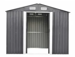 Abrigo De Jardim Em Aco Galvanizado Cinza 6,6 M - Manso