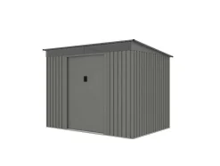 Abrigo De Jardim Metal Aco Galvanizado Cinzento 4,29 M - Folco