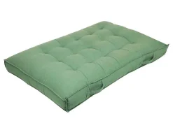 Almofada De Palete Em Algodao 80 X 120 X 12 Cm Cor Verde - Baila