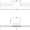 Aplique De Casa De Banho Com Leds Metal L30 Cm Dourado - Horsham