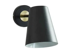 Aplique De Parede Estilo Vintage Trevis - Ferro - 14X16X33 Cm - Preto