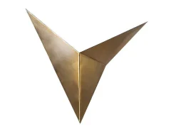 Aplique Em Metal De C34 X E5 X A34 Cm Cor Dourado - Birdo