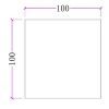 Aplique Led Aluminio D. 10 X A. 10 Cm Preto - Paisley