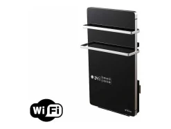 Aquecedor De Toalhas Eletrico Digital De 2000 W Com Controlo Wifi