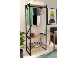 Armário Da Roupa Do Metal Com Compartimentos 160X66X34 Safir Da Grande Capacidade