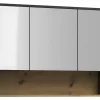 Armário De Parede De Casa De Banho Cor Antracite De 100 Cm - Yangra