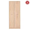 Armário De 2 Portas 80X54 Cm Carvalho