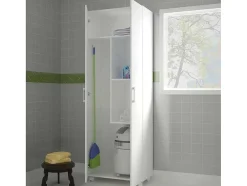 Armário Domestico - 2 Portas 183X72X35Cm - Branco