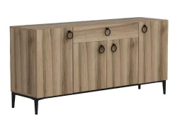 Armário Multiusos Gloria, Noz, 160X42X75 Cm, Epikasa