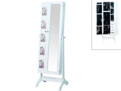 Armário Para Joias Com Espelho E Porta-Fotos Polina - A.142 Cm