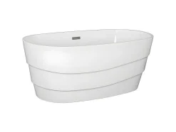 Banheira Autonoma Design Disponivel Em Branco - 200 L - 150*72*58 Cm - Dominika