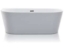 Banheira Clássica De 255 L Dimensoes 180X75X58 Cm Cor Branca - Divina
