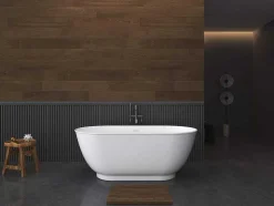 Banheira Clássica Oval 210 L, 150 X 74 X 57 Cm Braco Acrilico - Mobula