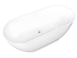 Banheira Clássica Oval 210 L, 150 X 74 X 57 Cm Braco Acrilico - Mobula