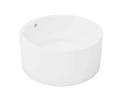 Banheira Clássica Redonda 165 L 130 X 130 X 58 Cm Branco Acrilico - Laguno