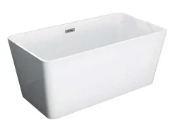 Banheira Clássica Retangular De 197 L Dimensoes 130 X 70 X 55 Cm Cor Branco Em Acrilico - Spicara