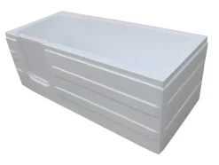 Banheira De Canto Com Porta 170 X 76 X 61 Cm E 235 L - Canto Esquerdo - Servee