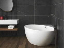 Banheira De Canto De 197 L, Dimensoes 127 X 127 X 58 Cm Cor Branco Em Acrilico - Gourami