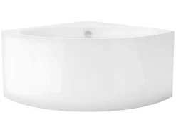Banheira De Canto 198 L 120 X 120 X 63 Cm Branco Acrilico - Cobitis
