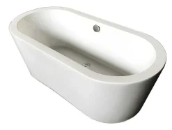 Banheira Exenta Moderna 170 X 80 Cm Branca - Royal