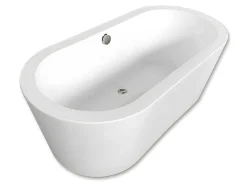 Banheira Exenta Moderna 170 X 80 Cm Branca - Royal