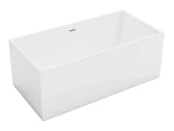 Banheira SemiClássica Retangular 202 L 150X75X58 Cm Branca Acrilica - Pikaia