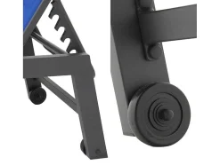 Barbados Espreguiçadeira Em Têxtileno Azul Escuro - Antracite De Aluminio
