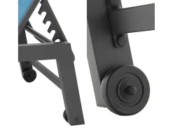 Barbados Espreguiçadeira Em Têxtileno Cinzento-Azul - Aluminio Antracite