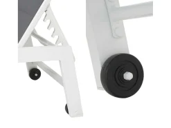Barbados Espreguiçadeira Em Têxtileno Cinzento - Aluminio Branco