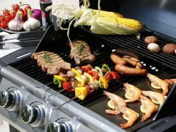 Barbecue A Gas Com 4 Bicos E 1 Fogao Lateral 143X54X115 Cm - Smoky