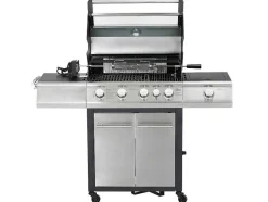 Barbecue A Gas Com 4 Bicos, 1 Fogao Lateral E 1 Assador 148X56X121 Cm - Roasty
