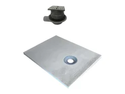 Base De Duche Para Ladrilhar Delos Com Sifao Incluido - 1200X900X40Mm -Recortavel