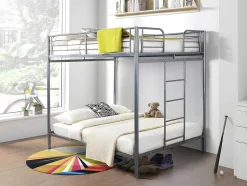 Beliche 2X140X190 Cm Em Prata - Gemini Ii