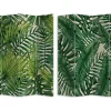 Biombo Impresso 4 Seccoes Folhagem Tropical Greeny - 161 X 180 Cm