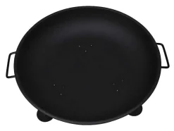 Braseiro De Jardim Redondo Em Aco Rigel - D.56 Cm X A.24 Cm - Preto