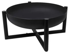 Braseiro De Jardim Redondo Em Aco Ogma - D.60 Cm X A.30 Cm - Preto