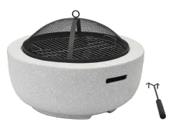 Braseiro Grelhador Em Mgo C60,5 X L60,5 X A42,5 Cm - Garmona