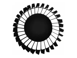 Brasero De Jardin Au Design Boheme En Acier Noir