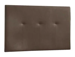 Cabeceira - Couro Sintetico 160X120X4Cm - Chocolate