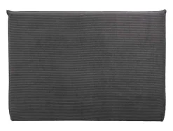 Cabeceira De Cama 180 Cm Veludo Canelado Cinzento Antracite - Ambrilia