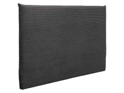 Cabeceira De Cama 160 Cm Veludo Canelado Cinzento Antracite - Ambrilia