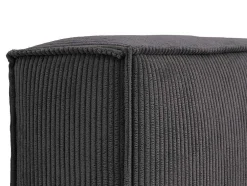 Cabeceira De Cama 220 Cm Veludo Canelado Cinzento Antracite - Timano De Pascal Morabito