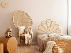 Cabeceira De Cama 110 Cm Vime Natural - Flosia