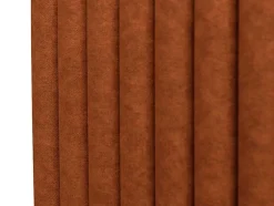 Cabeceira De Cama Costuras Verticais 200 Cm Tecido Terracota - Sarah