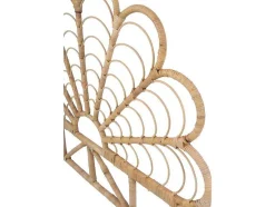 Cabeceira De Cama De 160 Cm Em Rotim Cor Natural - Flosia