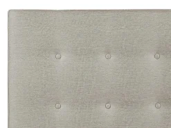 Cabeceira De Cama Estofada Francesco - 140 Cm - Tecido - Bege