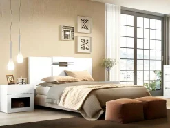 Cabeceira De Cama Extensivel De 140/160 Cm Cor Branco - Maraba