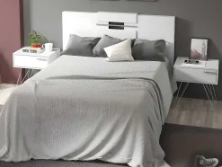 Cabeceira De Cama Extensivel De 140/160 Cm Cor Branco - Maraba
