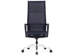 Cadeira De Escritório Profissional Em Tecido Cor Preto - Ladefense