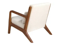 Cadeirão De Tecido Branco 5100